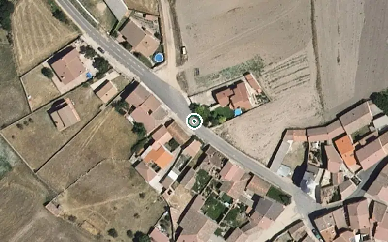 Vista aérea de la ubicación de Residencia Santa Eulalia