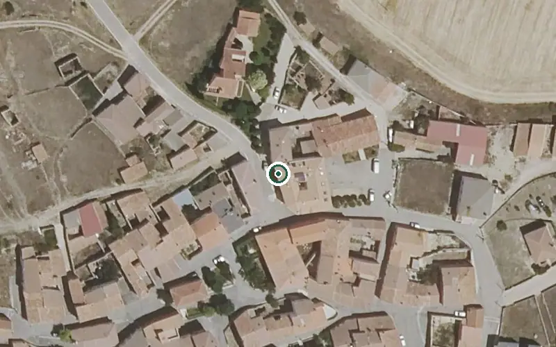 Vista aérea de la ubicación de Vivienda Municipal de Mayores
