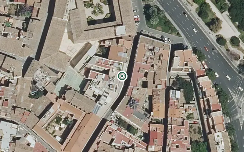 Vista aérea de la ubicación de Residencia para Personas Mayores Dependientes Ballesol i