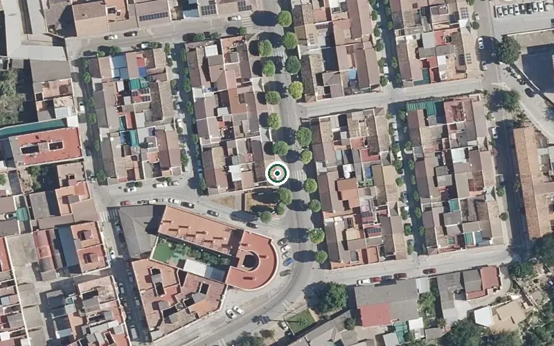 Vista aérea de la ubicación de Centro de Día para Mayores Antiguo Colegio de Jesús