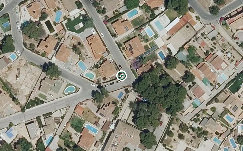 Vista aérea de la ubicación de Residencia para Personas Mayores Dependientes Centre de Majors el Mas