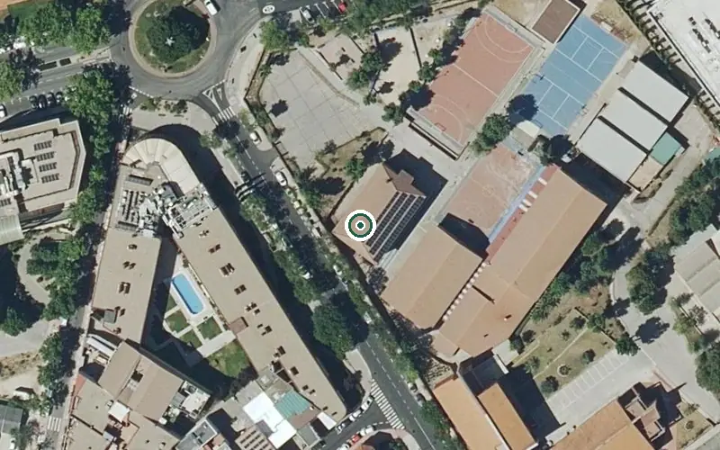 Vista aérea de la ubicación de Centro de Día Amavir La Marina