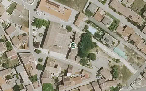 Vista aérea de la ubicación de Vivienda Municipal de Mayores