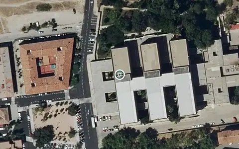 Vista aérea de la ubicación de Residencia Santiago Rusiñol