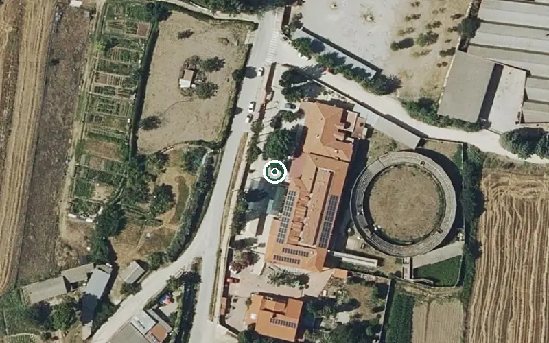 Vista aérea de la ubicación de Residencia La Torre