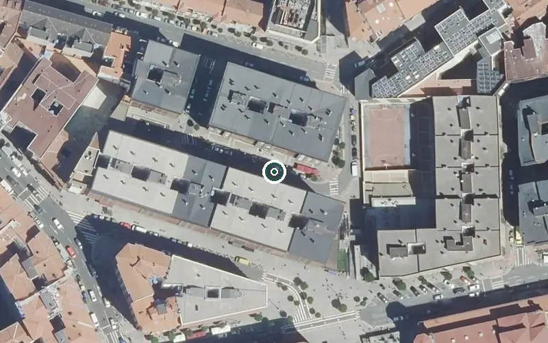Vista aérea de la ubicación de Residencia Vidalia Santutxu Egoitza