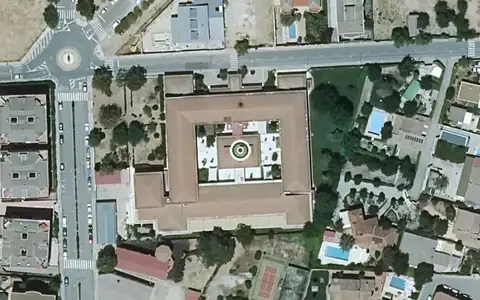 Vista aérea de la ubicación de Centro de Día Monte Val en Valdepeñas