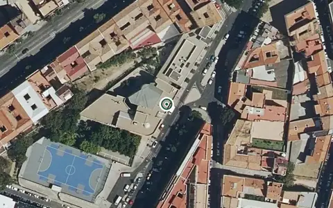 Vista aérea de la ubicación de Centro de Día Municipal Aurora Villa Cognitivo