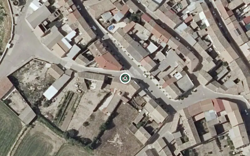 Vista aérea de la ubicación de Residencia de Ancianos Barataria