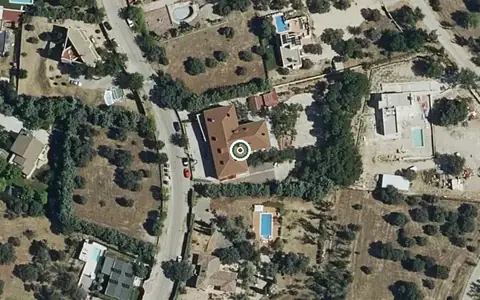 Vista aérea de la ubicación de Residencia Los Cortijos