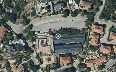 Vista aérea de la ubicación de Residencia Sanitas Torrelodones