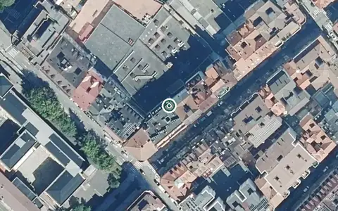 Vista aérea de la ubicación de Residencia Aramo Rosal