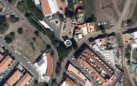 Vista aérea de la ubicación de Centro Socio Sanitario de Santa Brígida