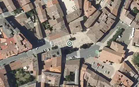 Vista aérea de la ubicación de Centro Geriátrico María de las Mercedes