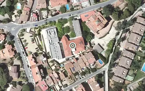 Vista aérea de la ubicación de Residència Germans Aymar i Puig