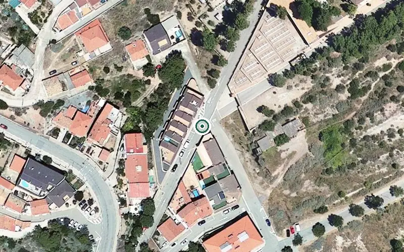Vista aérea de la ubicación de Residència Bell Repòs de Súria