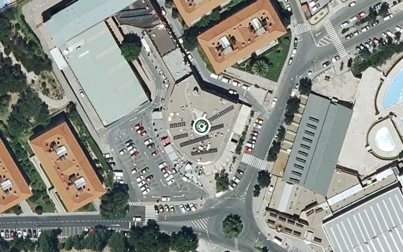 Vista aérea de la ubicación de Centro de Día Energeria