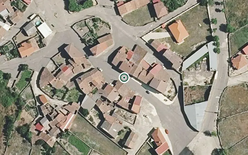 Vista aérea de la ubicación de Residencia de Personas Mayores Virgen de la Encarnación
