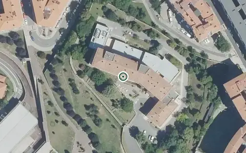 Vista aérea de la ubicación de Residencia Mi Casa Egoitza. Hermanitas de los Pobres