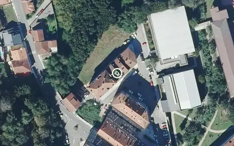 Vista aérea de la ubicación de Centro de Día de Alzheimer de Moaña