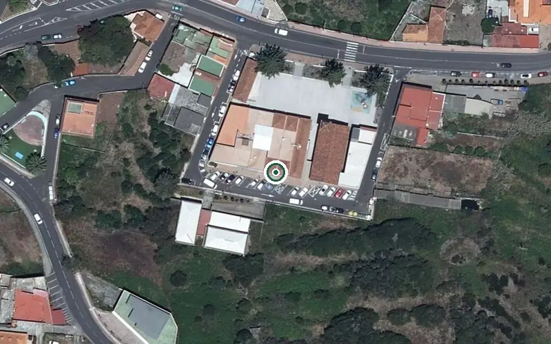 Vista aérea de la ubicación de Residencia Geriátrica y Centro de Día El Tanque