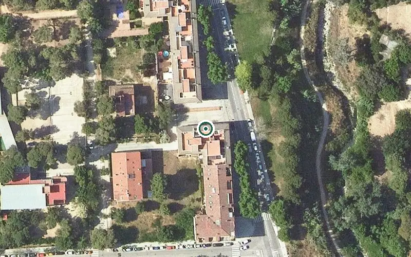 Vista aérea de la ubicación de Centre de dia Cuidavis