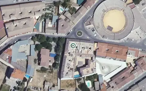 Vista aérea de la ubicación de Residencia para Personas Mayores San José