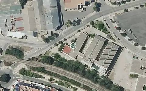 Vista aérea de la ubicación de Centro de Día de la Residencia P.m.d. Solimar Xativa