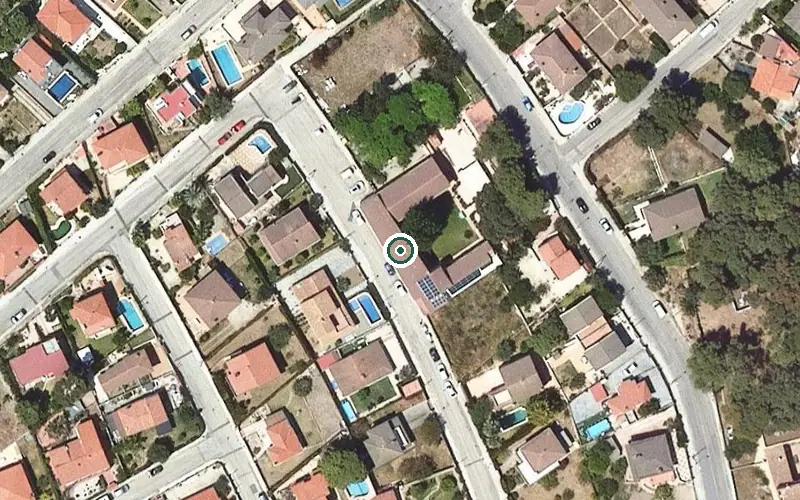Vista aérea de la ubicación de Alzina Residencial