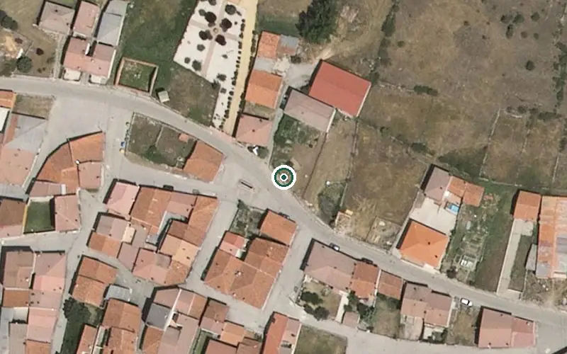 Vista aérea de la ubicación de Centro Multiservicios de Mayores Río Lobos