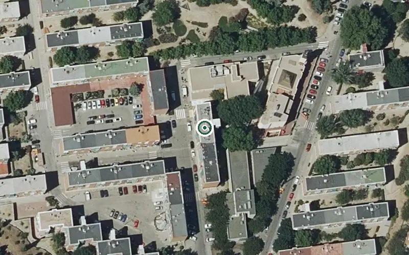 Vista aérea de la ubicación de Centro de Día Municipal Almorox Físico