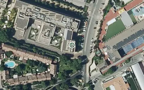 Vista aérea de la ubicación de Residencia Caser Moraleja (Alcobendas)