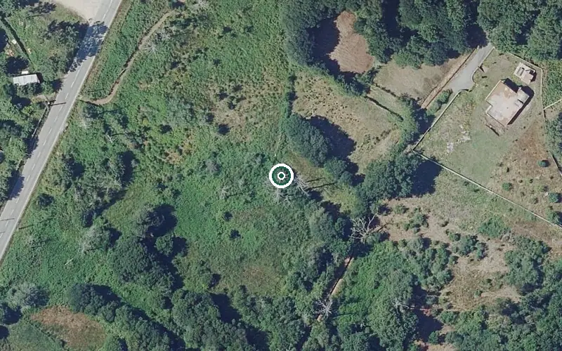 Vista aérea de la ubicación de Residencia para Persoas Maiores Grupo Xenia Pazos de Borben