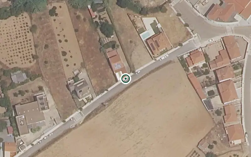 Vista aérea de la ubicación de Residencia de Mayores con Centro de Día de Don Álvaro