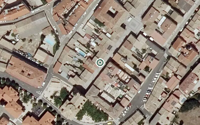 Vista aérea de la ubicación de Residencia Ozanam María Auxiliadora