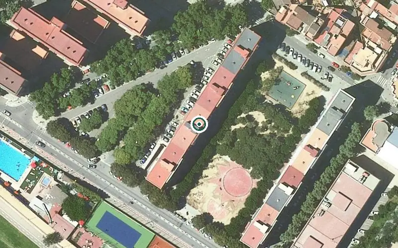 Vista aérea de la ubicación de Centre de dia Mossèn Anton