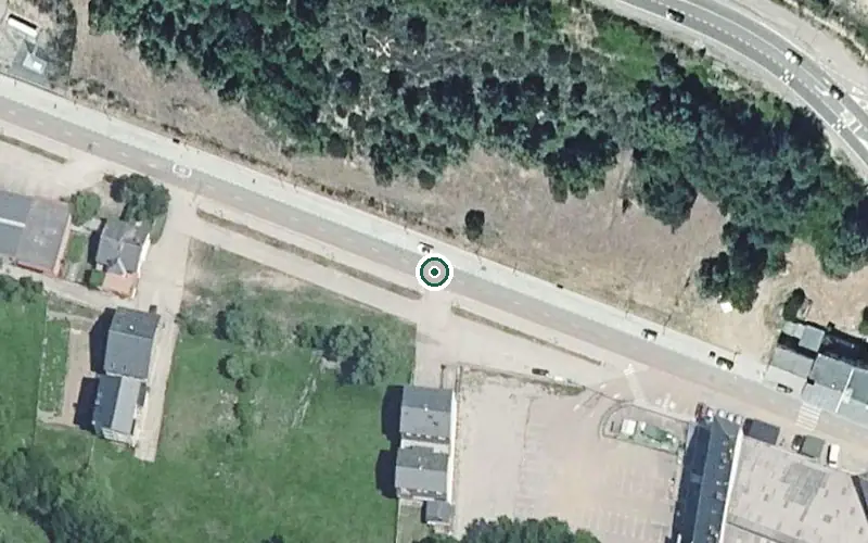Vista aérea de la ubicación de Centro de Día. Unidad Estancias Diurnas Virgen del Rosario