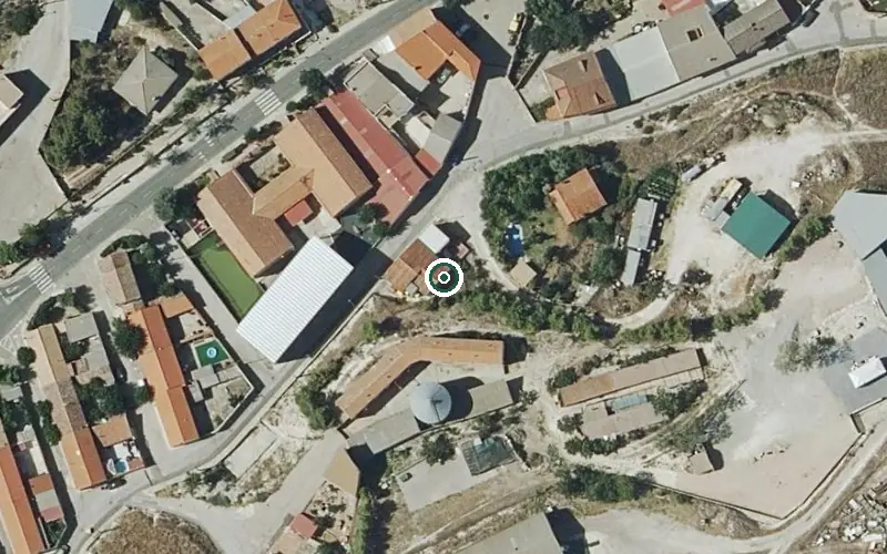 Vista aérea de la ubicación de Centro de Día Pablo del Pozo