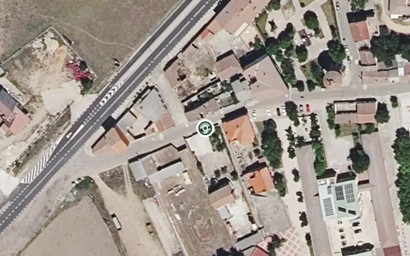 Vista aérea de la ubicación de Residencia de Personas Mayores Juana de Avis