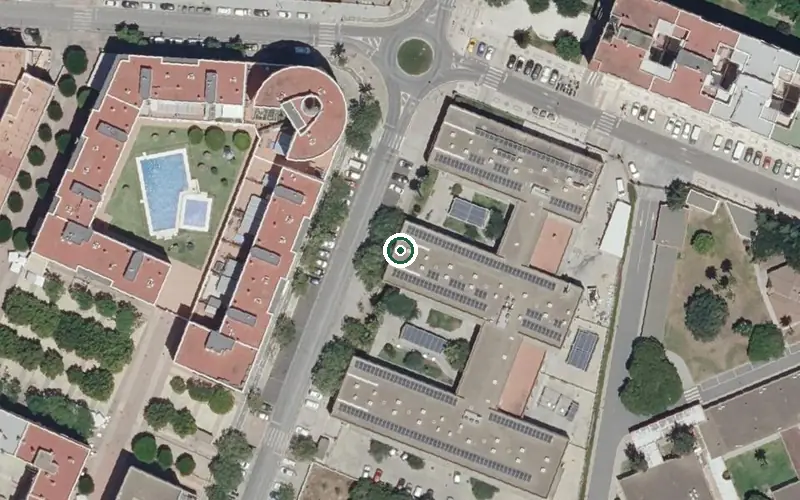 Vista aérea de la ubicación de Centro Residencial Vitalia Bahia
