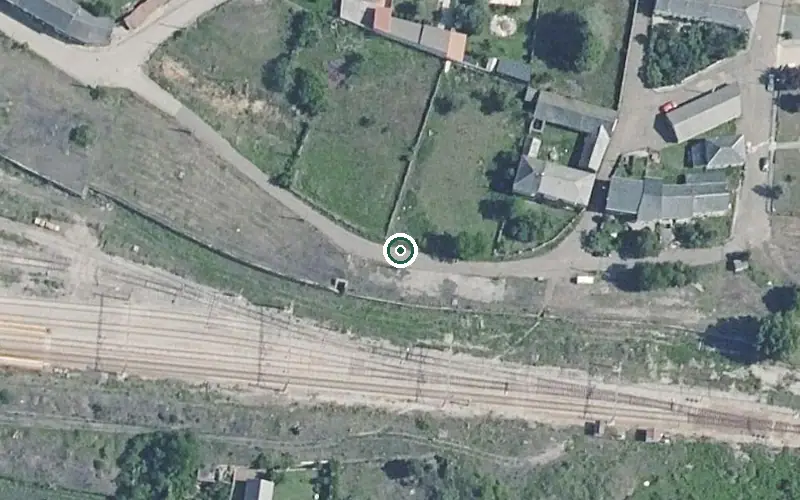 Vista aérea de la ubicación de Residencia de Personas Mayores de Brañuelas
