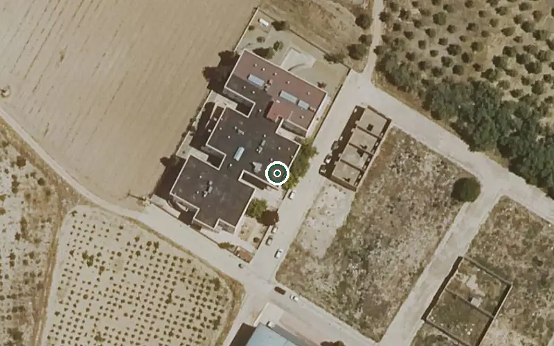 Vista aérea de la ubicación de Residencia de Mayores Nuestra Señora del Socorro