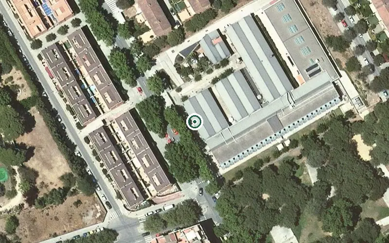 Vista aérea de la ubicación de Residència Llegat Roca i Pi