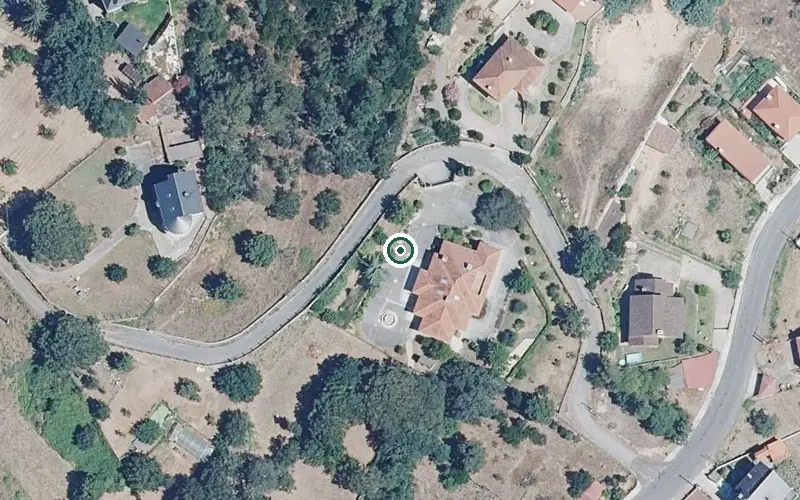 Vista aérea de la ubicación de Residencia de Maiores Nosa Señora dos Miragres