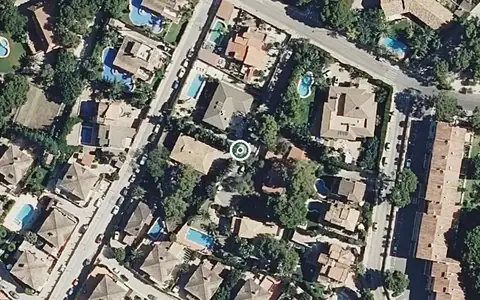 Vista aérea de la ubicación de Residencia Geriátrica Ciudad Patricia