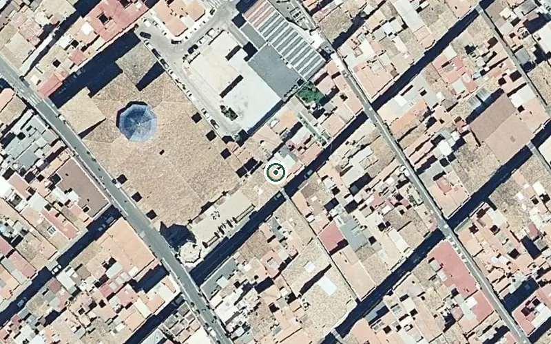 Vista aérea de la ubicación de Centro de Día de Alzheimer Moli la Vila