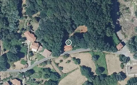 Vista aérea de la ubicación de Residencia Santa Mariña de Augas Santas