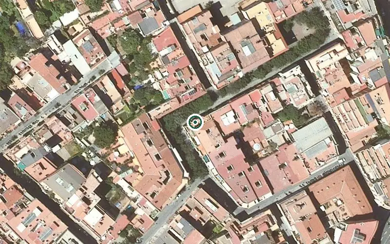 Vista aérea de la ubicación de Centre de dia la Torre Setze