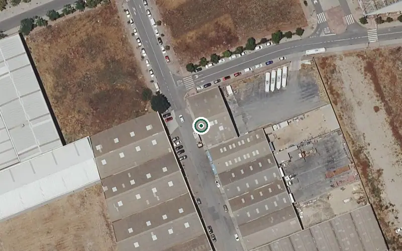 Vista aérea de la ubicación de Centro Residencial Domusvi Monte Jara