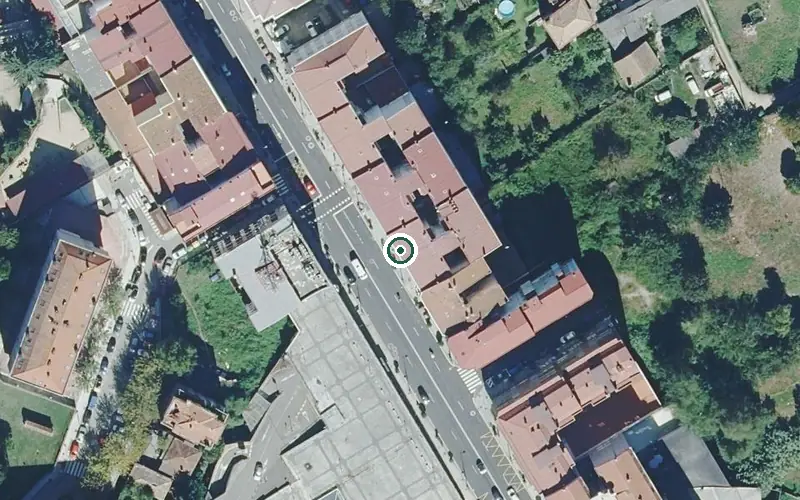 Vista aérea de la ubicación de Centro de Día para Persoas Maiores Vigo Maior